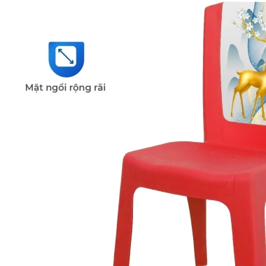 Ghế nhựa tựa lưng Jumbo QUI PHÚC combo 4-6-10, size trung, chống kẹt, chắc chắn, bền màu, an toàn - 344.400₫ 5