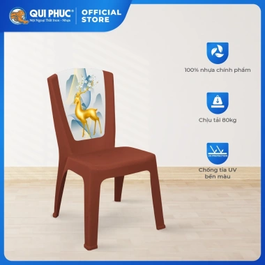 Ghế nhựa tựa lưng Jumbo QUI PHÚC nhỏ 4-6-10 chống kẹt chắc chắn bền an toàn