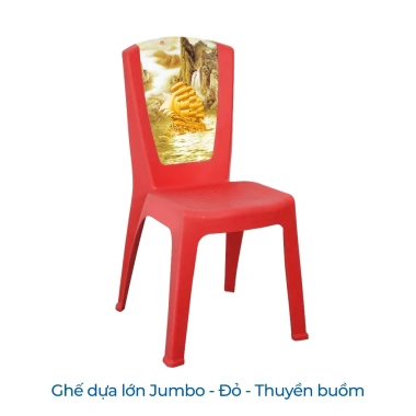 Ghế nhựa tựa lưng Jumbo QUI PHÚC size lớn, combo 4-6-10, chống kẹt, chắc chắn, bền màu, an toàn - Giá 596.960₫ 11