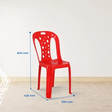 Ghế nhựa tựa lưng Oval QUI PHÚC size lớn, combo 4-6-10, hiện đại, chống trượt, chắc chắn, giá ưu đãi 439.520 VND 2