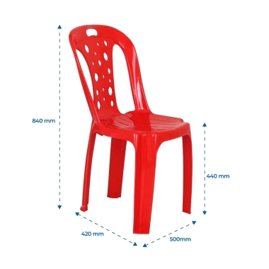 Ghế nhựa tựa lưng Oval QUI PHÚC size lớn, combo 4-6-10, hiện đại, chống trượt, chắc chắn, giá ưu đãi 439.520 VND 8