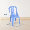 Ghế nhựa tựa lưng QUI PHÚC size nhỏ, lưng nan, chắc chắn - combo 4,6,10 cái, giá 229.600đ 2