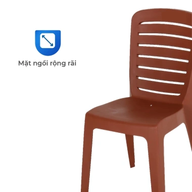Ghế nhựa tựa lưng Ruby QUI PHÚC cỡ lớn, combo 4/6/10, chân chống trượt, dùng cho gia đình, nhà hàng, quán ăn 5 Ghế nhựa tựa lưng Ruby QUI PHÚC cỡ lớn, combo 4/6/10, chân chống trượt, dùng cho gia đình, nhà hàng, quán ăn 5