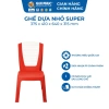 Ghế nhựa tựa lưng Super QUI PHÚC nhỏ, combo 4-6-10, ghế học bé chống trượt an toàn 9