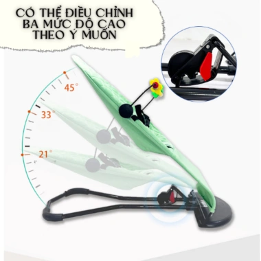 Ghế Nhún Rung Gấp Gọn Cao Cấp Trẻ Sơ Sinh – Chống Võng Lưng, Cotton Thoáng Mát, An Toàn