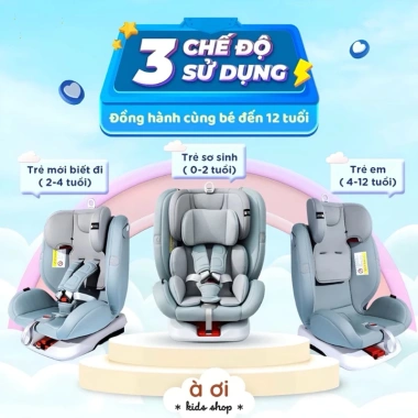 Ghế ô tô trẻ em 360 an toàn, tiện lợi - đồng hành mọi hành trình, giá ưu đãi 1.99 triệu