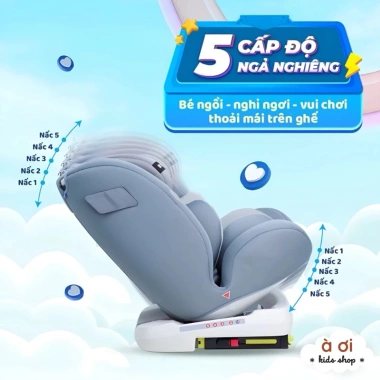Ghế ô tô trẻ em 360 an toàn, tiện lợi - đồng hành mọi hành trình, giá ưu đãi 1.99 triệu
