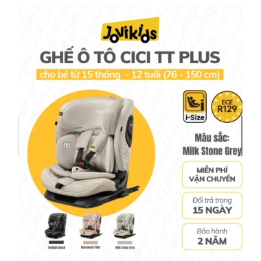 Ghế Ô Tô Trẻ Em Jovikids CICI TT Plus Cao Cấp ISOFIX chuẩn i-Size R129 15 Tháng 12 Tuổi Giá 4,850,000 VND 2 Ghế Ô Tô Trẻ Em Jovikids CICI TT Plus Cao Cấp ISOFIX chuẩn i-Size R129 15 Tháng 12 Tuổi Giá 4,850,000 VND 2