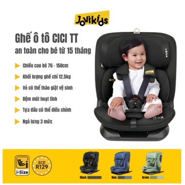 Ghế Ô Tô Trẻ Em Jovikids CICI TT Plus Cao Cấp ISOFIX chuẩn i-Size R129 15 Tháng 12 Tuổi Giá 4,850,000 VND 6 Ghế Ô Tô Trẻ Em Jovikids CICI TT Plus Cao Cấp ISOFIX chuẩn i-Size R129 15 Tháng 12 Tuổi Giá 4,850,000 VND 6