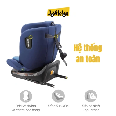 Ghế ôtô cho bé RANGER TT Jovikids - Xoay 360°, ISOFIX, i-Size R129, 0-12 tuổi - Giá ưu đãi 4.540.000₫ 4 Ghế ôtô cho bé RANGER TT Jovikids - Xoay 360°, ISOFIX, i-Size R129, 0-12 tuổi - Giá ưu đãi 4.540.000₫ 4