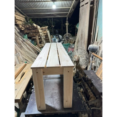 Ghế Pallet Gỗ Tự Nhiên 120x30 cao 40cm - Ghế Ban Công, Quán Ăn, Trà Tranh, Café, Giá ưu đãi 499.000₫ 3