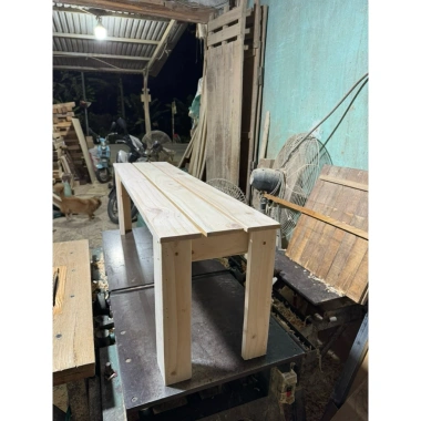 Ghế Pallet Gỗ Tự Nhiên 120x30 cao 40cm - Ghế Ban Công, Quán Ăn, Trà Tranh, Café, Giá ưu đãi 499.000₫ 4