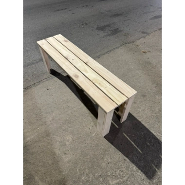 Ghế Pallet Gỗ Tự Nhiên 120x30 cao 40cm - Ghế Ban Công, Quán Ăn, Trà Tranh, Café, Giá ưu đãi 499.000₫ 5