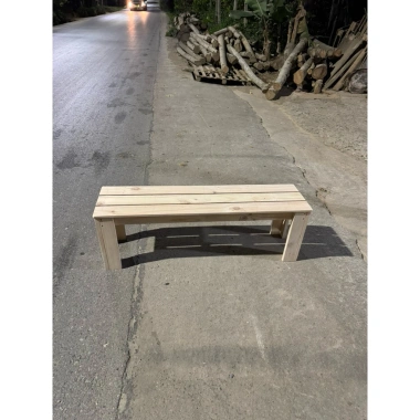 Ghế Pallet Gỗ Tự Nhiên 120x30 cao 40cm - Ghế Ban Công, Quán Ăn, Trà Tranh, Café, Giá ưu đãi 499.000₫ 6
