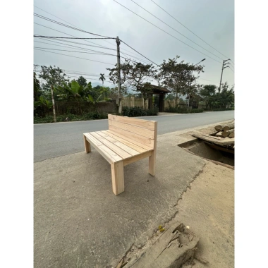Ghế Pallet Gỗ Tự Nhiên 120x50 cao 65 - Phong Cách Café Trà - Giảm Giá 800k