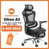 Ghế Sihoo A3 Doro C300 gác chân đen Trắng xám, công thái học, xoay 8,4 triệu