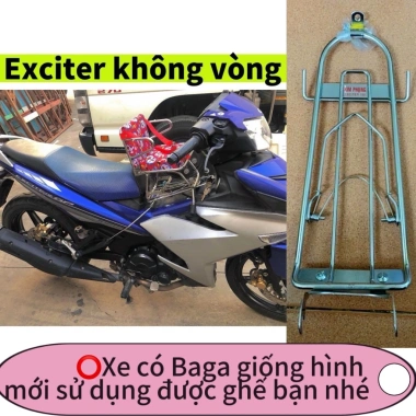 Ghế Số Gấp Inox Xe Máy Exciter - An Toàn Cho Bé, Giá chỉ 195.300 VND 9 Ghế Số Gấp Inox Xe Máy Exciter - An Toàn Cho Bé, Giá chỉ 195.300 VND 9