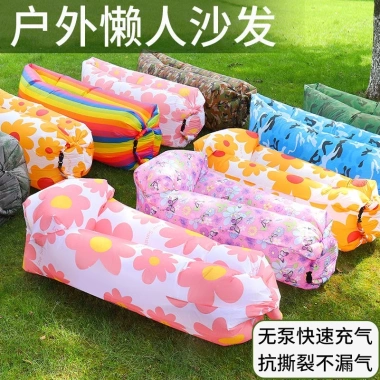 Ghế Sofa Bơm Hơi Gấp Gọn Tiện Dụng Đệm êm Dễ Lắp Phù Hợp Cắm Trại
