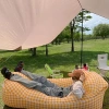 Ghế Sofa Bơm Hơi Gấp Gọn Tiện Dụng Đệm êm Dễ Lắp Phù Hợp Cắm Trại 9