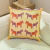 Ghế sofa đỏ năm mới - Phòng khách năm con ngựa, vỏ gối sang trọng, trang trí đầu giường cổ xưa 9