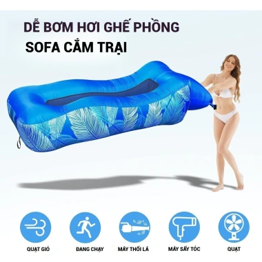 Ghế Sofa Hơi Đa Năng Siêu Nhẹ, Gập Gọn Túi, Dùng Trên Cạn & Dưới Nước - Picnic, Cắm Trại, Du Lịch - Giá 594.383 VND 3 Ghế Sofa Hơi Đa Năng Siêu Nhẹ, Gập Gọn Túi, Dùng Trên Cạn & Dưới Nước - Picnic, Cắm Trại, Du Lịch - Giá 594.383 VND 3