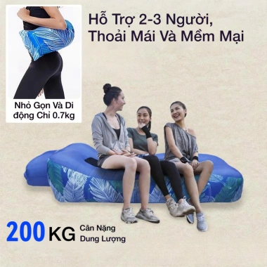 Ghế Sofa Hơi Đa Năng Siêu Nhẹ, Gập Gọn Túi, Dùng Trên Cạn & Dưới Nước - Picnic, Cắm Trại, Du Lịch - Giá 594.383 VND