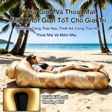 Ghế Sofa Hơi Đa Năng Siêu Nhẹ, Gập Gọn Túi, Dùng Trên Cạn & Dưới Nước - Picnic, Cắm Trại, Du Lịch - Giá 594.383 VND
