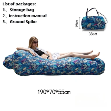 Ghế Sofa Hơi Đa Năng Siêu Nhẹ, Gập Gọn Túi, Dùng Trên Cạn & Dưới Nước - Picnic, Cắm Trại, Du Lịch - Giá 594.383 VND