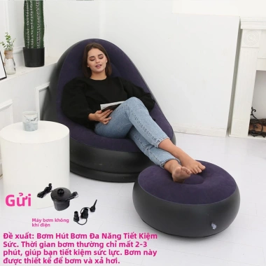 Ghế Sofa Lười Bơm Chân Gấp Gọn Ngoài Trời - PVC Bọc Lông, Giá Ưu Đãi 518.000₫ 4 Ghế Sofa Lười Bơm Chân Gấp Gọn Ngoài Trời - PVC Bọc Lông, Giá Ưu Đãi 518.000₫ 4