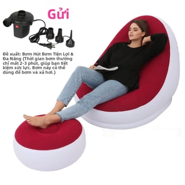 Ghế Sofa Lười Bơm Chân Gấp Gọn Ngoài Trời - PVC Bọc Lông, Giá Ưu Đãi 518.000₫ 5 Ghế Sofa Lười Bơm Chân Gấp Gọn Ngoài Trời - PVC Bọc Lông, Giá Ưu Đãi 518.000₫ 5