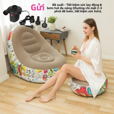 Ghế Sofa Lười Bơm Chân Gấp Gọn Ngoài Trời - PVC Bọc Lông, Giá Ưu Đãi 518.000₫ 11 Ghế Sofa Lười Bơm Chân Gấp Gọn Ngoài Trời - PVC Bọc Lông, Giá Ưu Đãi 518.000₫ 11