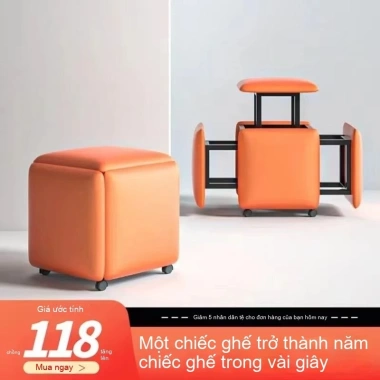 Ghế Sofa Rubik Đa Năng Bánh Xe - Ghế Thấp Nhỏ Gia Đình, Bàn Trà Vuông, Xếp Chồng, Giá 1.772.000 VND Ghế Sofa Rubik Đa Năng Bánh Xe - Ghế Thấp Nhỏ Gia Đình, Bàn Trà Vuông, Xếp Chồng, Giá 1.772.000 VND