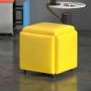 Ghế Sofa Rubik Đa Năng Bánh Xe - Ghế Thấp Nhỏ Gia Đình, Bàn Trà Vuông, Xếp Chồng, Giá 1.772.000 VND 19