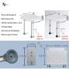 Ghế tắm gấp gọn treo tường 90 độ YADE Care - chịu lực 180kg, giá 939.000đ 7