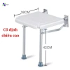 Ghế tắm gấp gọn treo tường 90 độ YADE Care - chịu lực 180kg, giá 939.000đ 10