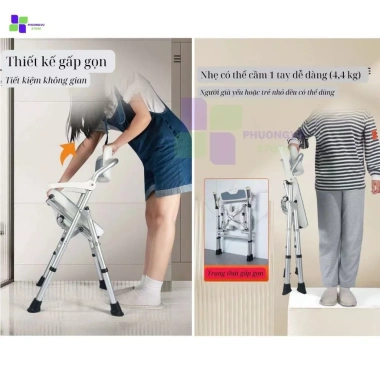 Ghế tắm rãnh 3D gấp gọn YADE hợp kim nhôm nhẹ, đế chống trượt, bảo hành 1 năm 1,710,000₫ 3