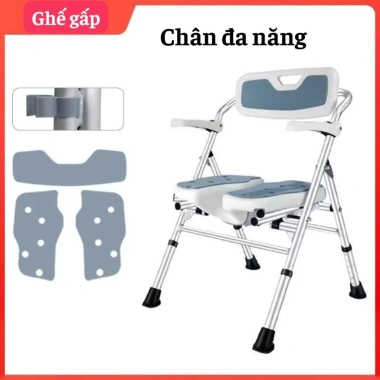 Ghế tắm rãnh 3D gấp gọn YADE hợp kim nhôm nhẹ, đế chống trượt, bảo hành 1 năm 1,710,000₫ 10