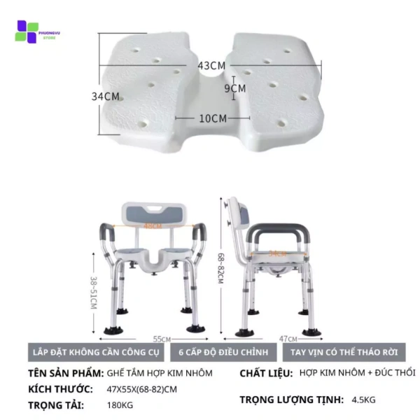 Trải nghiệm thực tế khi sử dụng ghế tắm rãnh 3D YADE: cảm giác thoải mái và hỗ trợ người già
