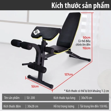 Ghế Tập Cơ Bụng Đa Năng 2 in 1 Cao Cấp SU-200 Giá 1.399.000 Tiết Kiệm Lớn 4 Ghế Tập Cơ Bụng Đa Năng 2 in 1 Cao Cấp SU-200 Giá 1.399.000 Tiết Kiệm Lớn 4