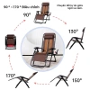 Ghế thư giãn cao cấp gập lại, ống vuông đầy đủ, ghế mây rộng, sofa lười - Giá 1.588.300₫