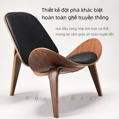 Ghế Tựa Da Thật Kiểu Ý Công Thái Học Vỏ Sò, Khung Gỗ, 4 Màu, Chân Tam Giác An Toàn, 3.84 Triệu 6 Ghế Tựa Da Thật Kiểu Ý Công Thái Học Vỏ Sò, Khung Gỗ, 4 Màu, Chân Tam Giác An Toàn, 3.84 Triệu 6
