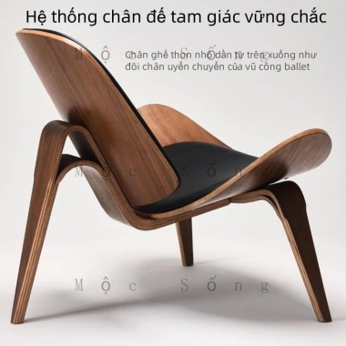Ghế Tựa Da Thật Kiểu Ý Công Thái Học Vỏ Sò, Khung Gỗ, 4 Màu, Chân Tam Giác An Toàn, 3.84 Triệu 9 Ghế Tựa Da Thật Kiểu Ý Công Thái Học Vỏ Sò, Khung Gỗ, 4 Màu, Chân Tam Giác An Toàn, 3.84 Triệu 9