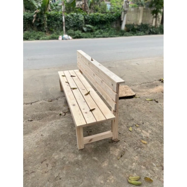 Ghế Tựa Gỗ tự nhiên - Ghế Băng dài mặt dày 2cm, đa size, giảm giá 990k 7