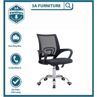 Ghế văn phòng 4.005 lưng lưới, xoay 360, nâng hạ, có gật gù - Giá 449.000 VND