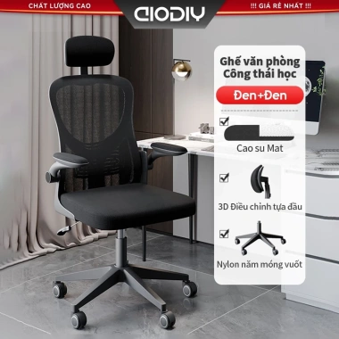 Ghế văn phòng AIODIY công thái học, xoay 360, điều chỉnh độ cao, bánh xe - giá 522.499₫ 10 Ghế văn phòng AIODIY công thái học, xoay 360, điều chỉnh độ cao, bánh xe - giá 522.499₫ 10