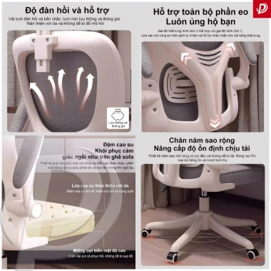 Ghế Văn Phòng Bền Đẹp Giá 569.000đ Nâng Tầm Không Gian Làm Việc 3 Ghế Văn Phòng Bền Đẹp Giá 569.000đ Nâng Tầm Không Gian Làm Việc 3