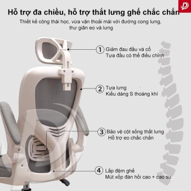 Ghế Văn Phòng Bền Đẹp Giá 569.000đ Nâng Tầm Không Gian Làm Việc