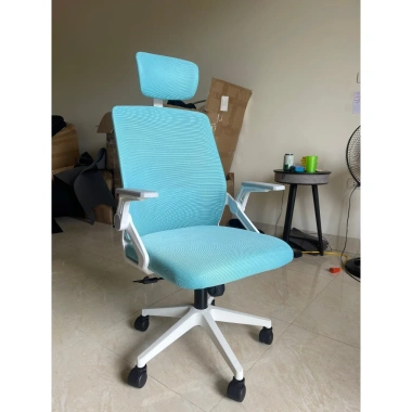Ghế Văn Phòng Cao Cấp TM04 Chân Xoay Tay Gập Tựa Đầu Giá ưu đãi 320.000đ 9