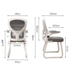 Ghế Văn Phòng Chân Quỳ Lưng Cao Fauget - Thép Bền, Lưới Thoáng Mát - 585.000 VND 5