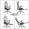 Ghế văn phòng công thái học Nghiafurniture Lumbar full lưới Wintex, piston class 4, giá 3,49 triệu 9